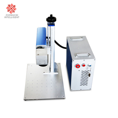 Gepulseerde Draagbare Mini Fiber Desktop Laser Marking-Machine 0.1mm Mark Line Width
